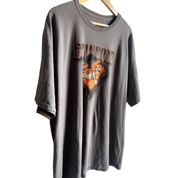 Eskimo Joe's x OSU Cowboys Oklahoma State University Gray T-Shirt Size 2XL - Picture 3 of 7